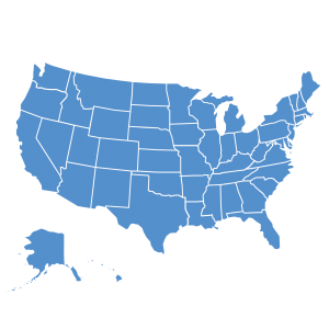 USA Map of GIS clients