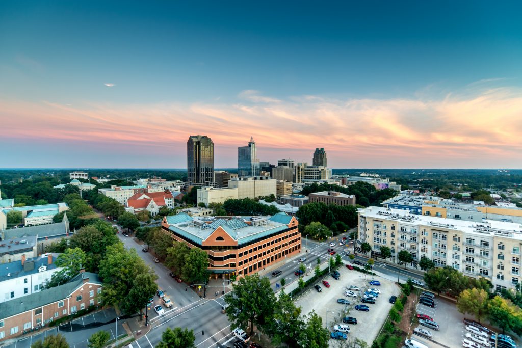 Downtown Raleigh Twilight, North Carolina - Geographic Technologies Group
