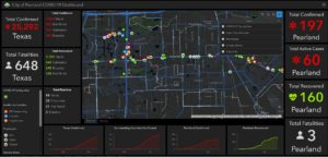 Pearland Texas GIS Dashboard COVID-19