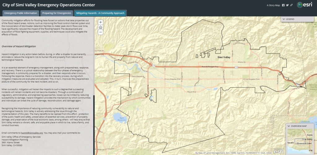 Simi Valley CA GIS Story Map